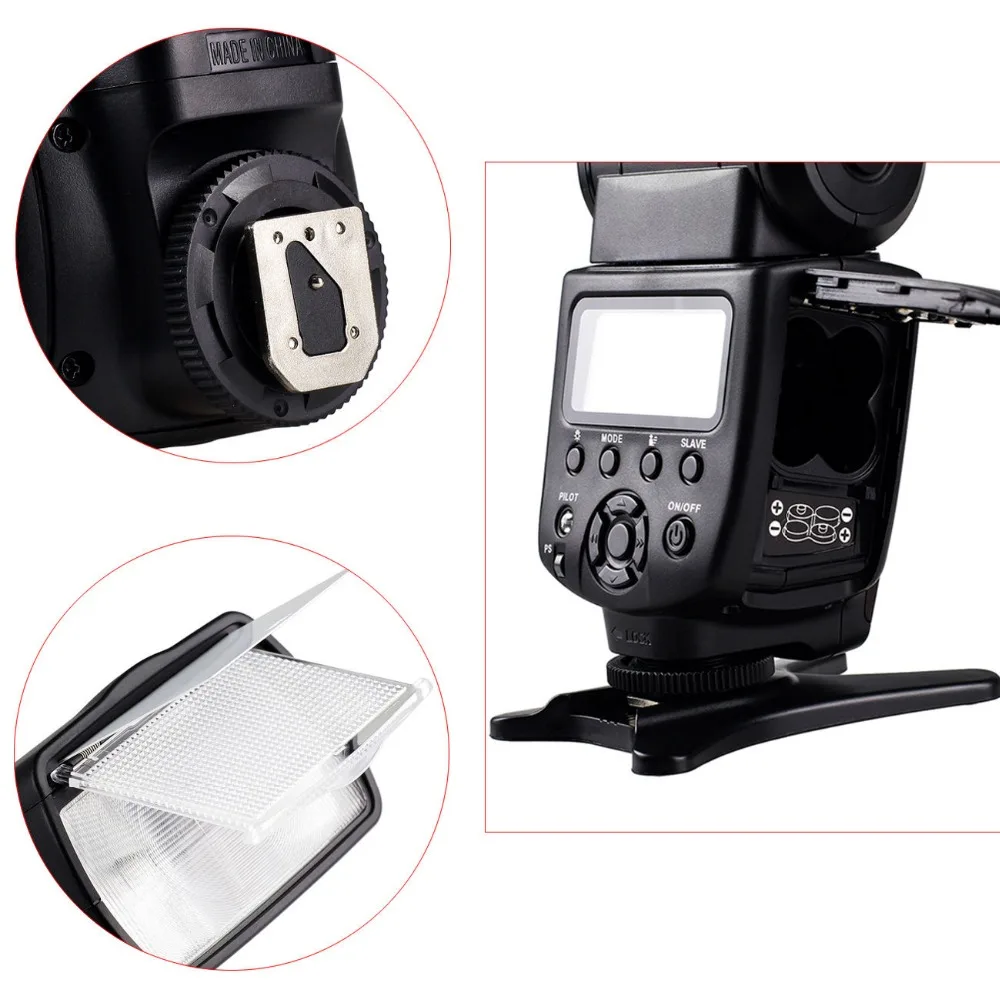 VILTROX JY 680A Универсальный Камера ЖК дисплей вспышки Speedlite для Canon 1300D 1200D 760D 750D 80D 5D IV 7D