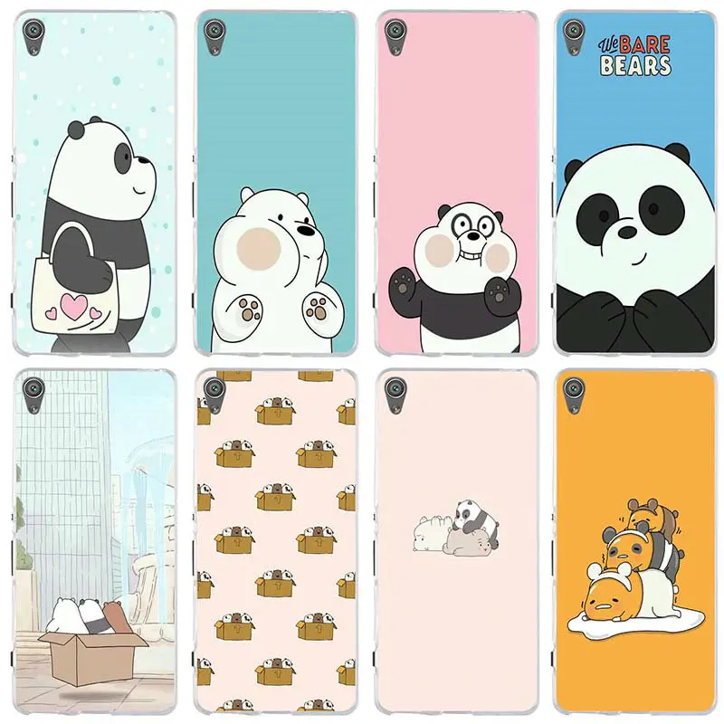 

We Bare Bears Ice Bear Soft TPU Phone Case Cover for Sony Xperia XA XZ Z Z1 Z2 Z3 Z4 Z5 Compact E3 E5 T3 M2 M4 M5 Shell Bags