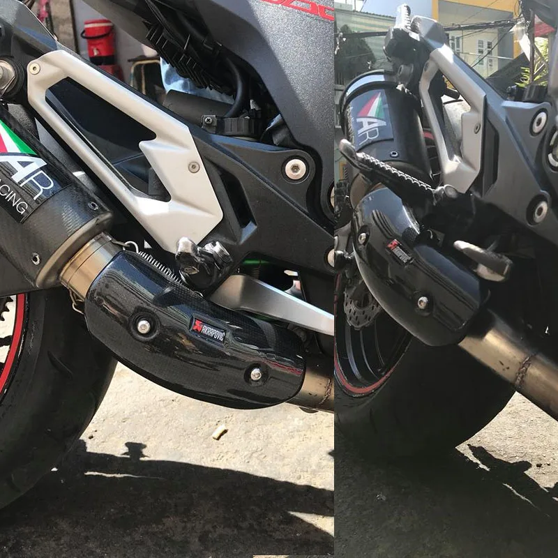 Мотоцикл Akrapovic SC GP Проект AR Yoshimura глушитель крышка из углеродного волокна протектор тепловой щит крышка защита