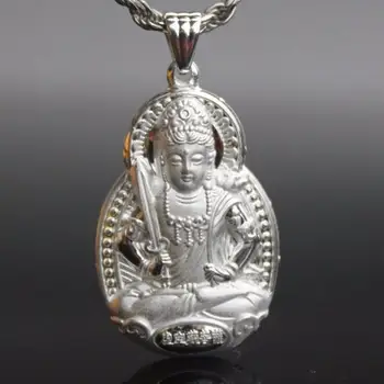 

New Pure 990 Sterling Silver Buddha Pendant Women's Pendant 16g