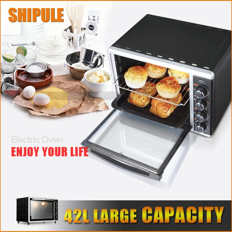 SHIPULE 42L Высококачественная электрическая печь большая для пиццы коптильня