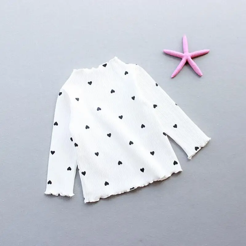 Girls T Shirt Spring Fall Winter Cotton Long Sleeve Floral Children's Tops And Blouses
