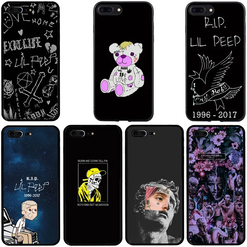 

Emo Lil Bo Peep Peep Lil Black TPU Soft Silicone Phone case for iPhone11 11PRO MAX 8 7 6 Plus 6S X XS MAX XR 5 5S SE