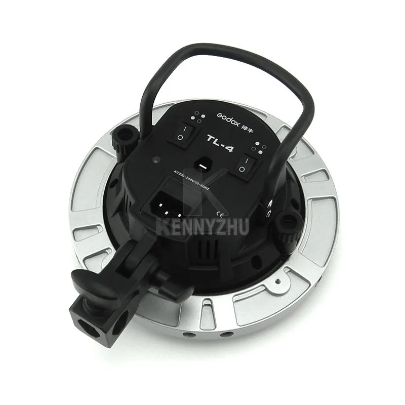 2x Godox TL-4 E27 4 Socket Studio светильник ing лампа светильник держатель печатающей головки комплект+ 60x90 см софтбокс+ 2-х метровая подставка+ 3" черный и серебряный зонтик
