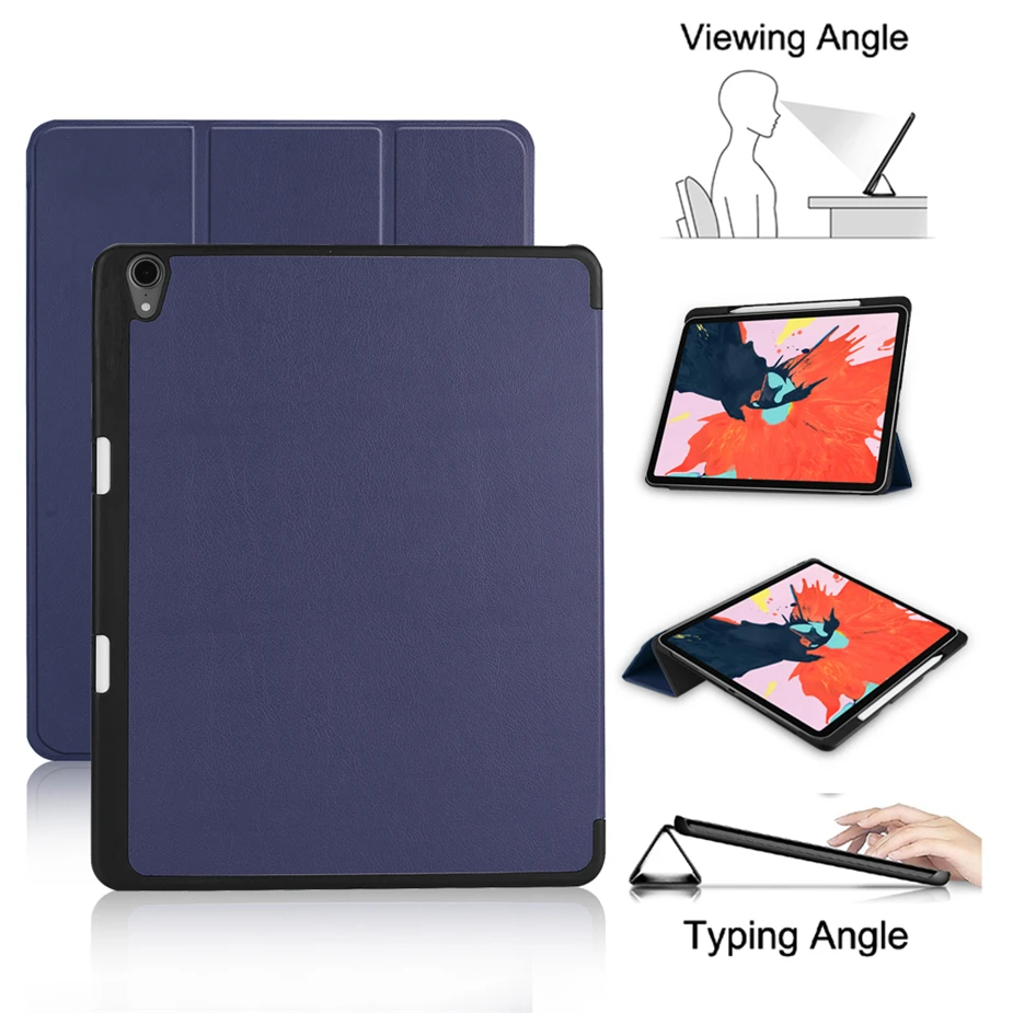 

GUKEEDIANZI Case For iPad Pro 12.9 Case 2018 Premium PU Leather TPU Soft Cover for iPad Pro 12.9 2018 Case Pro12.9