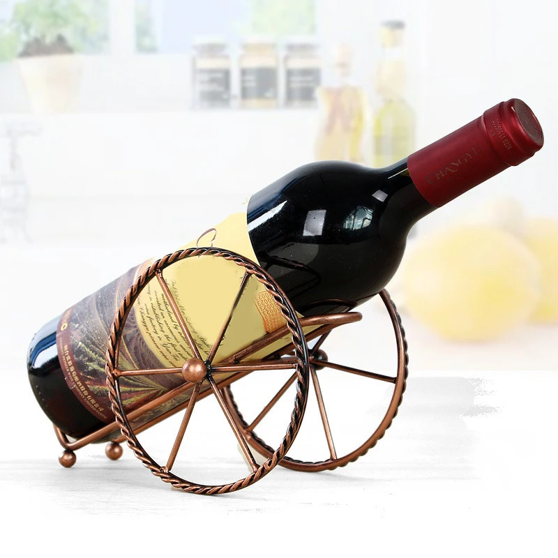 Plating Wine Racks Home Kitchen Bar Accessories Practical Wine Holder Wine Bottles Decor Display Shelf And Racks