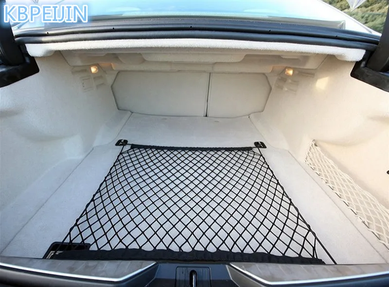 

HO Car styling Car boot Trunk net Nylon Stretch Luggage Net For Jaguar xf xe x-type xj s-type f-pace XFR XKR Auto accessories