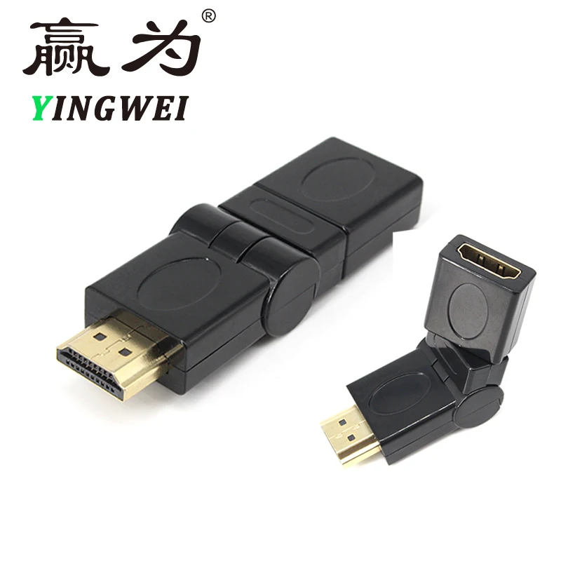 

HDMI Connector Male to HDMI Female Adapter Converter Extender Up Down Right Left 360 Degree Angle for 1080P HDTV PC HDMI Adapter