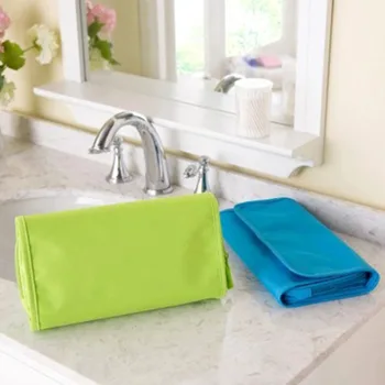 

Foldable Travel Wash Bag Cosmetic Organizer Toiletry Bag With Hanger Women Fashion Make Up Bag