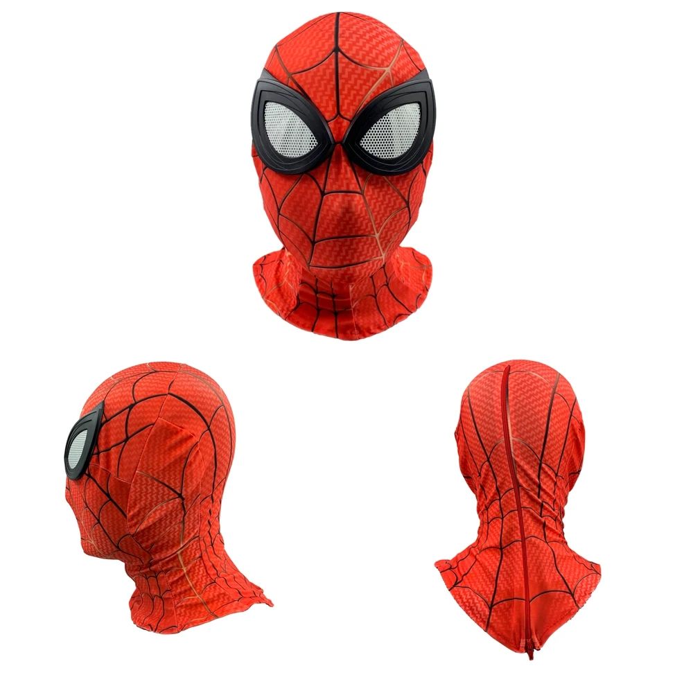 3D маски линзы Мстители Бесконечность войны Железный Паук шлем косплей реквизит для взрослых детей паук возвращение домой маска