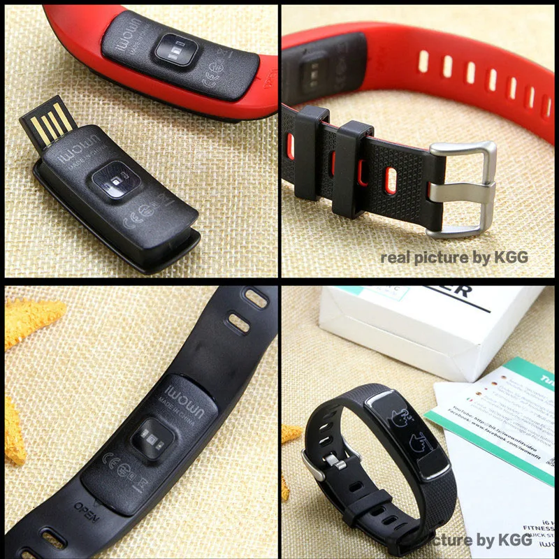IWOWNfit IWOWN I6 HR C смарт браслет часы кровяное давление монитор сердечного ритма для