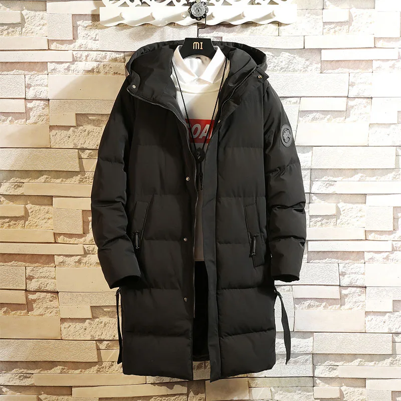 

M-4XL 5XL men winter jacket long hooded 100%winter coat men thick parka men loose thermal mens winter jackets and coats
