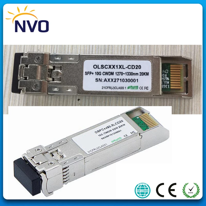 

10G CWDM-SFP-LR 10Gbps CWDM 20KM SFP Fiber Transceiver,Dual LC 10G 1270nm~1450nm,20nm Uncooled CWDM SFP Transceiver With DDM