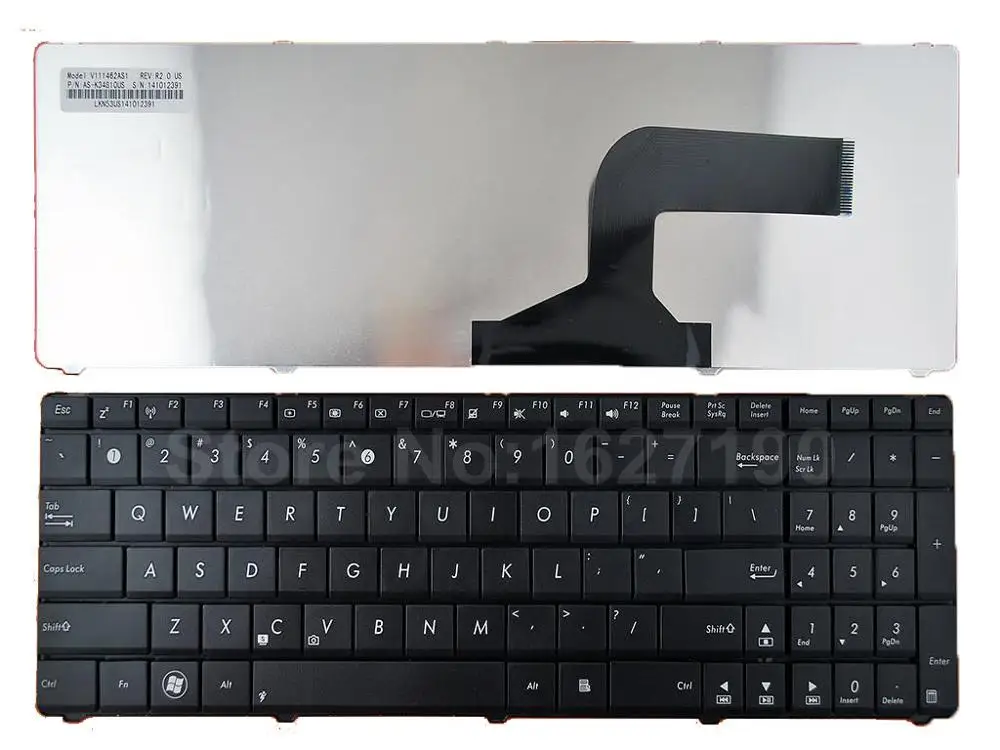 NEW Brand US layout/Letter Laptop Keyboard for ASUS N53 BLACK Free