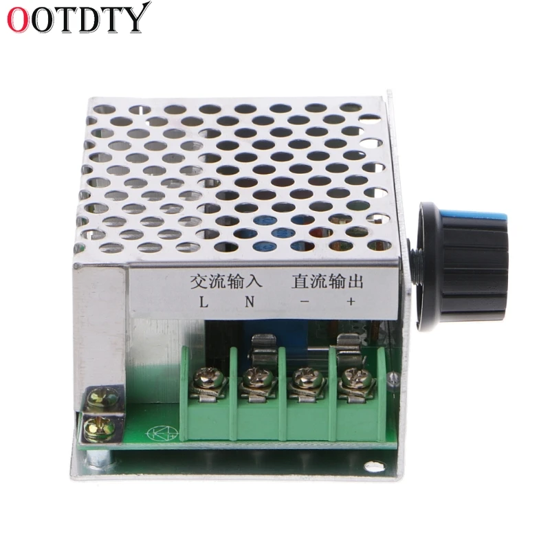 OOTDTY AC вход 220V DC Выход 10-210V ШИМ 220V DC щеточный регулятор скорости двигателя