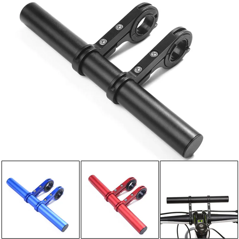 Top Bicycle Front Light Holder Bracket Stand Carbon Fiber Bike Handlebar Extender Extension Light Holder Bicycle Accessories #2M02 0