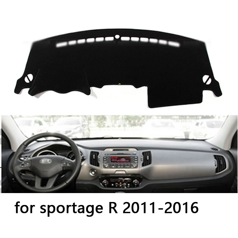 Для Kia sportage R 2011 2012 2013- правый и левый руль приборной панели автомобиля чехлы коврик тент подушка коврик ковры аксессуары - Название цвета: Left Hand Drive