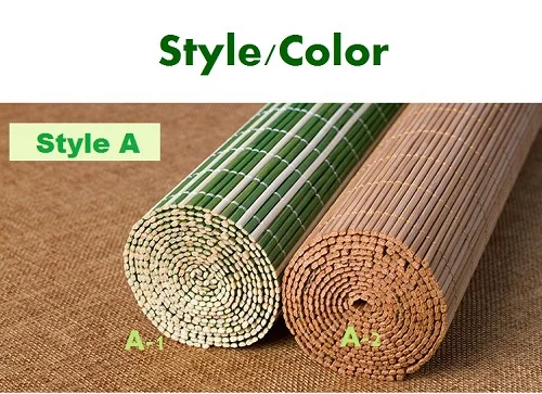SunnyHouseware на продажу Высокое качество пользовательские бамбуковые жалюзи много стилей эркер для гостиной - Цвет: Style A x 1 green