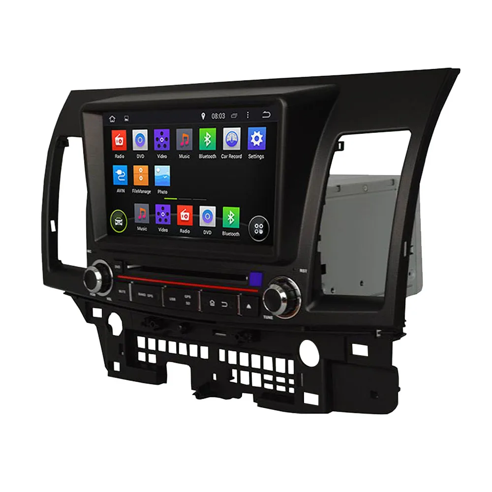 Excellent KLYDE 8" 8 Core Android 8.0 For MITSUBISHI Lancer 2006-2012 Car Radio 2+16GB 4+32GB 4+64GB Multimedia Audio Stereo 1024*600 2