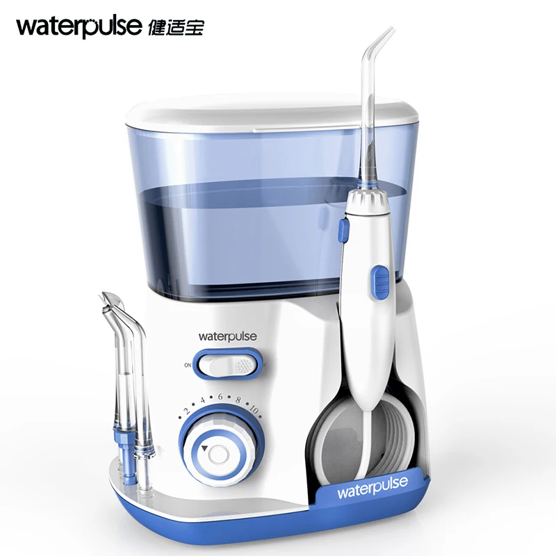Teeth Washing Oral Irrigator Dental Spa Dental Water Flosser with 5 Tip 800ml Water Tank for
