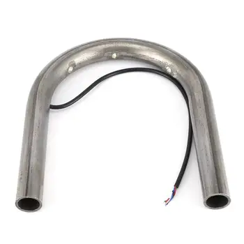 

Built-In Light Bar Motorcycle Retro Modified Tail U-Tube Elbow Tailstock Tail Pipe Seat Frame Ring / Hoop