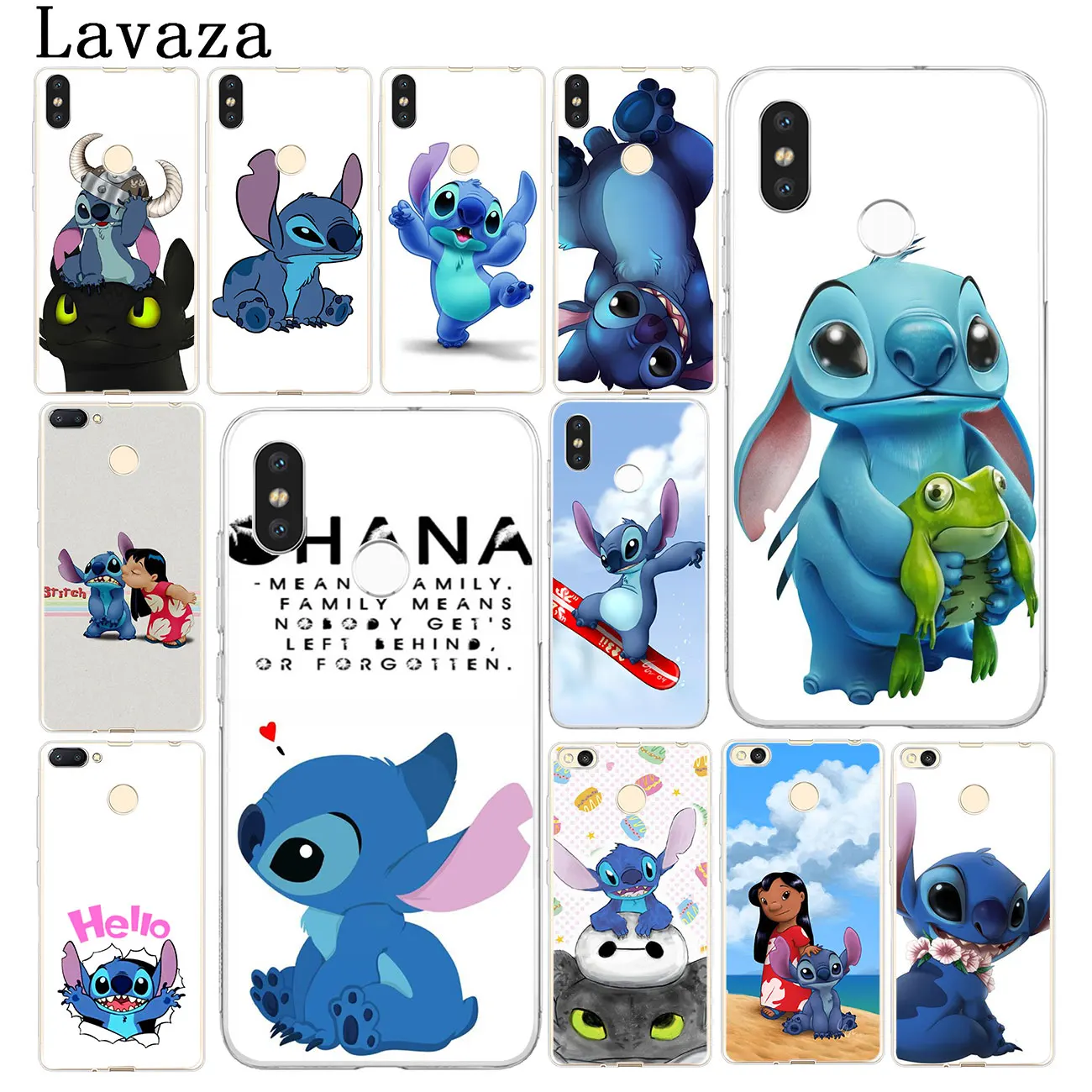 

Lavaza cute cartoon Lilo Stitch Phone Case for Xiaomi 9 9T A3 PRO CC9 CC9E 8 A2 Lite SE A1 pocophone f1 6 6X 5S 5X MAX 3 Cover