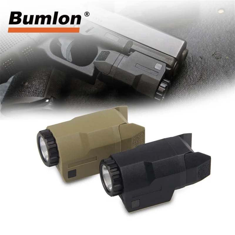

Tactical Light for Glock Pistol Light Constant/Momentary/Strobe 200 Lumens LED White weapon Mounted for Glock Full Size Pistol