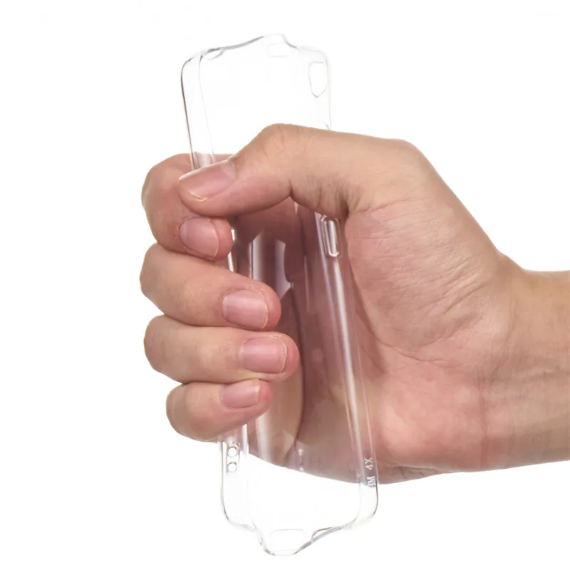 3D Relief Flower Pattern Clear TPU Case (5)