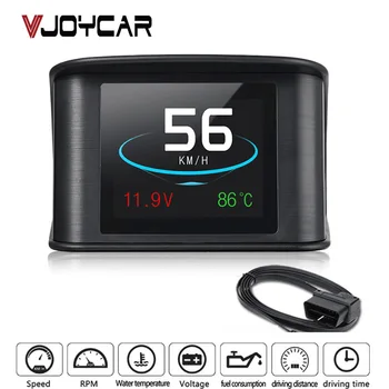 

Hot Automobile Car Gadgets On Board Computer Digital GPS OBD2 OBD Driving Display Speedometer Temperature Gauge Hud Mileage