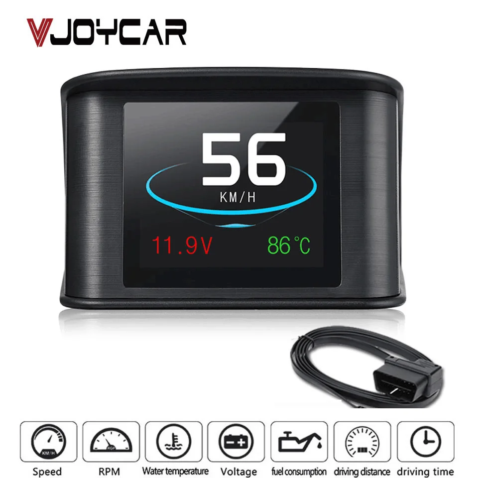 ホット自動車車のガジェットボードコンピュータ上のデジタルgps Obd2 Obd駆動ディスプレイスピードメーター温度ゲージhudマイレージ Obd2 Display Hud Obdii Car Hudhud Speed Aliexpress