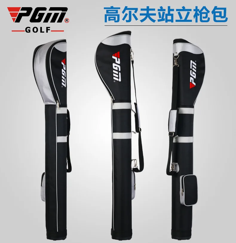 Pgm QIAB001 الصف pu حامل بندقية حقيبة الرجال والنساء مصمم جلدية جولف الحقيبة sacoche أوم golfbag الصندوق المحمولة المياه مقاومة