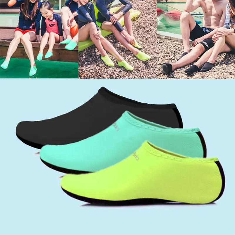 

1 Pair Swimming Socks Water Sports Yoga Elastic Diving Shoes Beach Feet Surfing 3 Color Warm Outdoor Waterpark