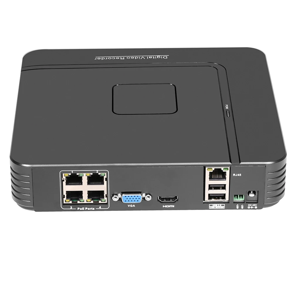 FULL HD 4CH CCTV система PoE 1080P NVR + 4 шт наружная металлическая IP камера onvif