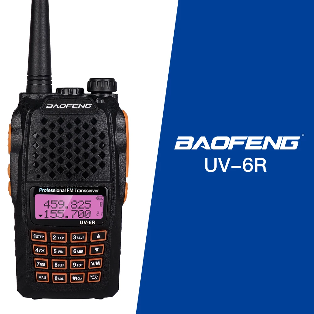 Buy BaoFeng UV 6R walkie talkie Professional CB radio