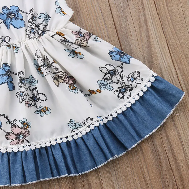 От 0 до 5 лет платье принцессы с цветочным рисунком для маленьких девочек; элегантное кружевное праздничное платье-пачка с цветочным рисунком; vestidos infantil; официальная одежда для младенцев