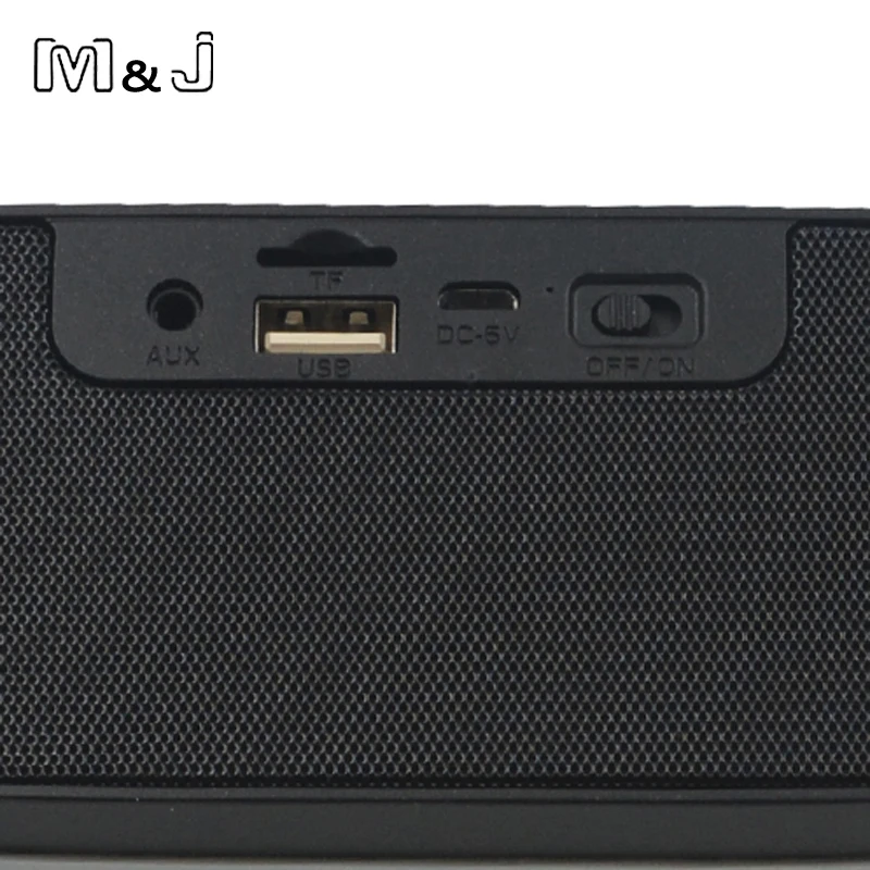 M & J 8W глубокий бас лоунд звук беспроводной Bluetooth динамик внешний аккумулятор