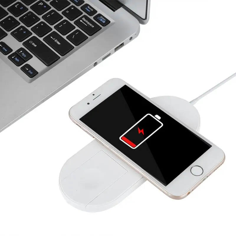 7.5W 10W 2W Qi Wireless Charger for iPhone 8 8Plus X Fast Wireless