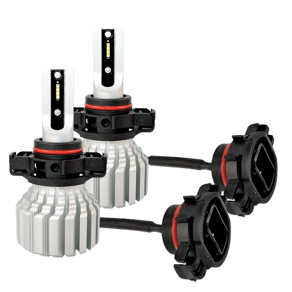 

50W 7600LM H16 LED H4 Hi Lo Fanless Car LED Headlight Bulbs Flip LED H7 H11 H15 9005 9006 9012 5202 Auto LED Headlamp 11-30V