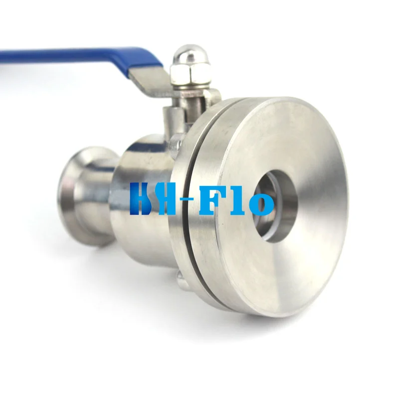 " Tri-зажим ОД 91 мм санитарно Танк нижний шар Клапан Нержавеющая сталь 304