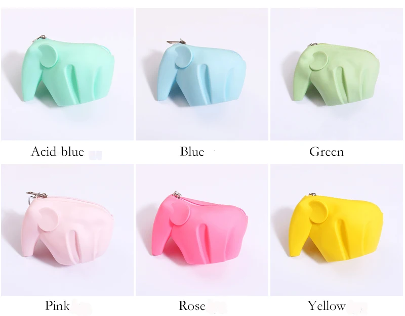 Doces Carteira Bonito Animal Elefante Coin Purse