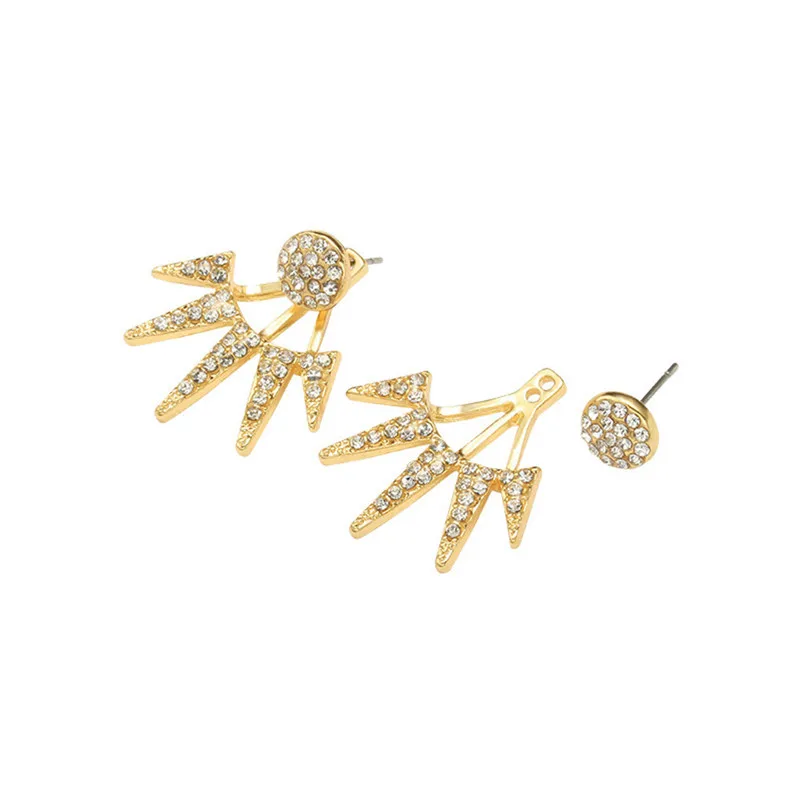 2018 Fashion earrings for women Lady Elegant Crystal Rhinestone Ear Stud Earrings Jewelry for Girl Brincos Bijoux Femme J06#N (7)