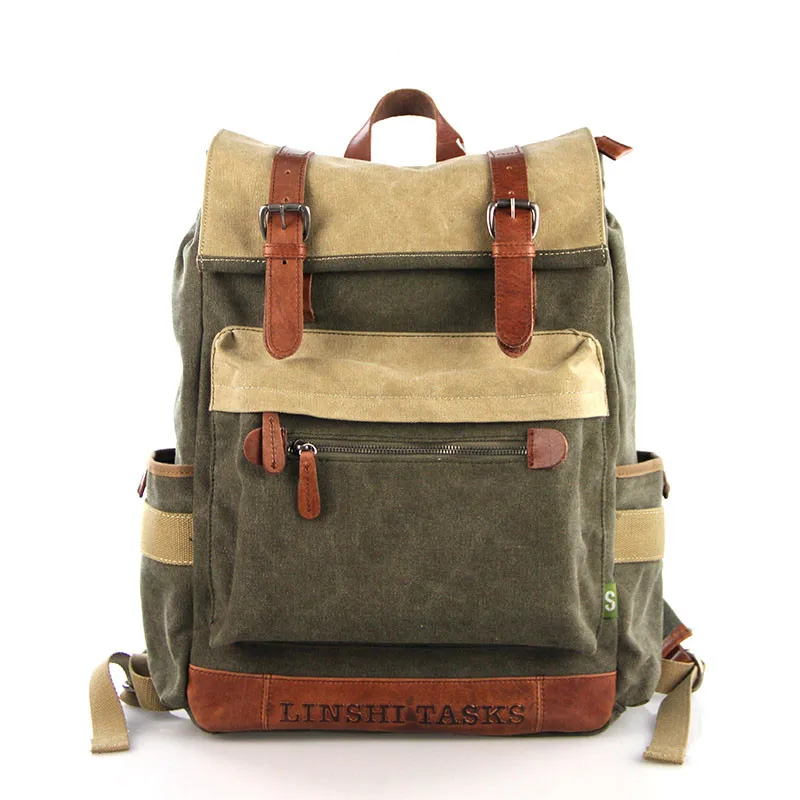 men&#39;s backpacks rucksack men travel bags leather canvas backpack for laptop bag of trip kanken ...