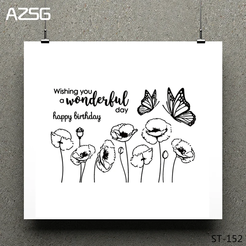 

Beautiful nature Clear Stamps/seal for DIY Scrapbooking/Card Making/Photo Album Decoration Supplies
