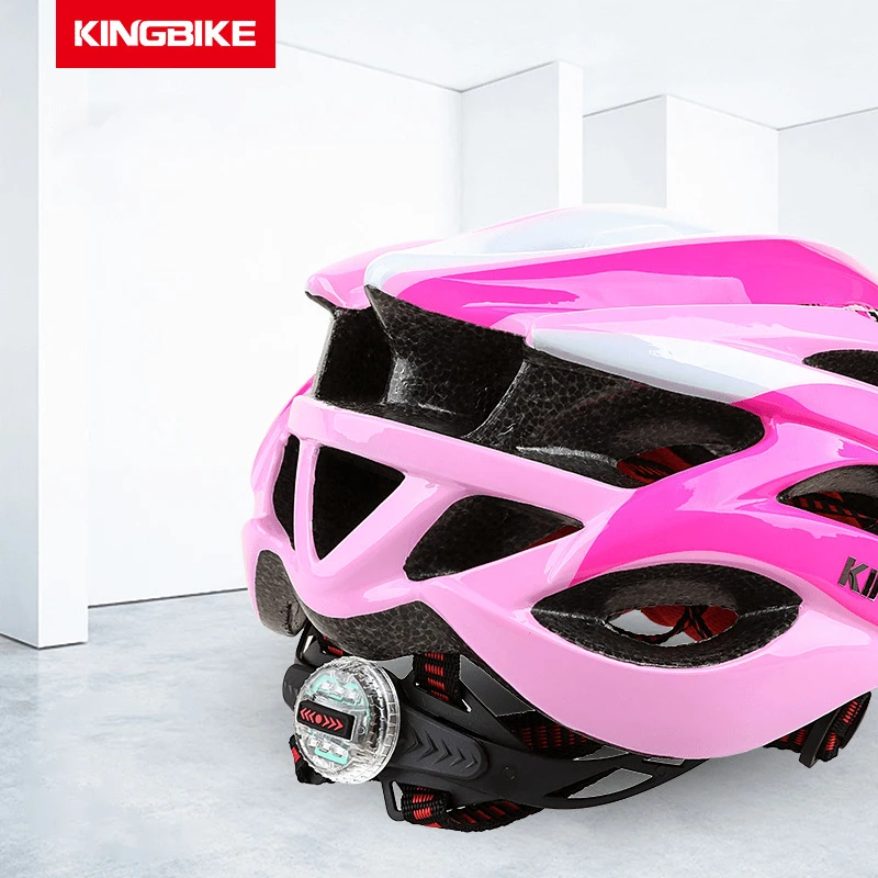 Pro Для женщин велосипедный шлем ультралегкий цельный дорожный шлем для горного велосипеда шлем MTB с предохранителем и универсальным питанием-от источника переменного или Предупреждение свет