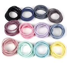 10 шт./компл. резинка для волос для девочек новые творческие ободки для волос головной канат галстуком-бабочкой повязка на голову G0409