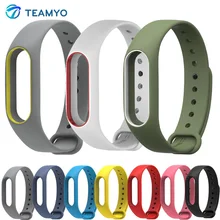 Replace Strap for Xiaomi Mi Band 2 MiBand 2 Silicone Wristbands for Xiaomi Band 2 Smart Bracelet 15 Color for Xiomi Mi Band 2