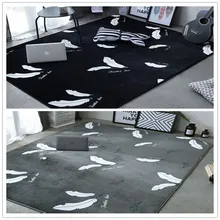 Nordic bedroom thicken carpets For living room Decor Carpet coffee table floating window pad summer Household Non-slip floor Mat