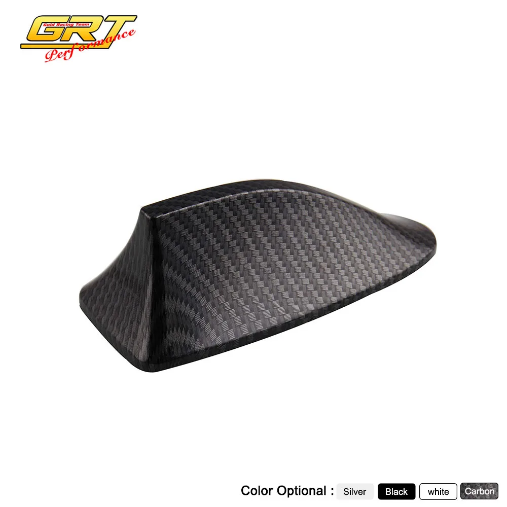 

1Pc Auto Car Universal Dummy Shark Fin Roof Decorative Decorate Antenna Aerial Silver/Black/White/Carbon Without Antenna
