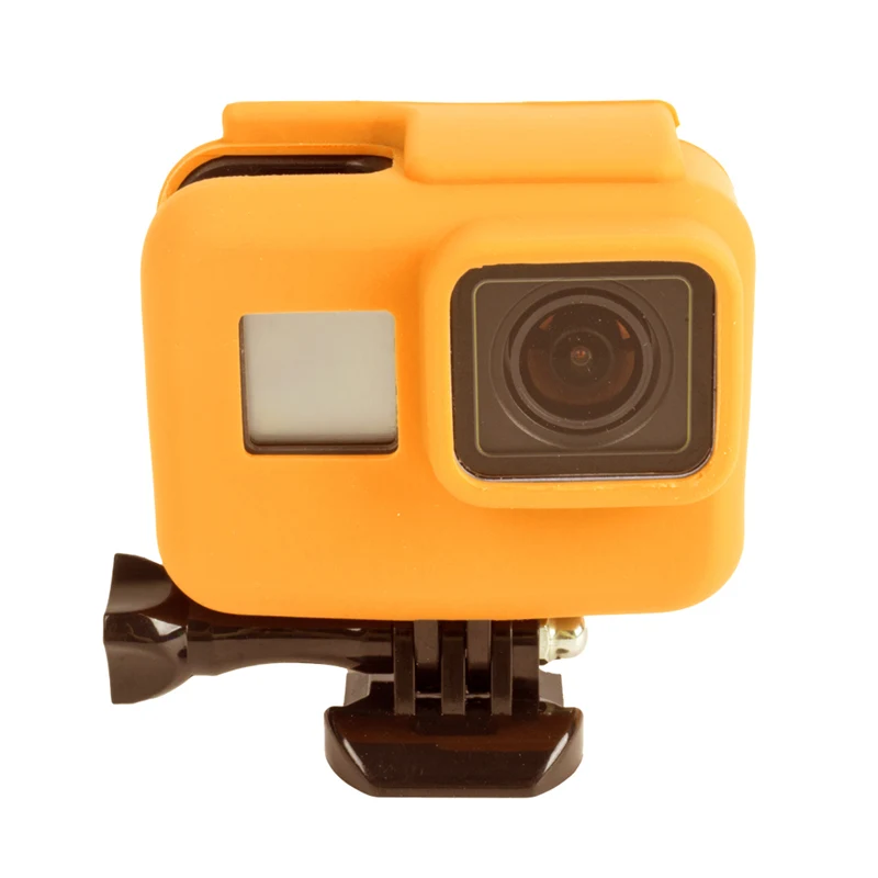 ORBMART резиновый силиконовый защитный чехол для Go Pro Gopro Hero 5 6 7 - Цвет: Оранжевый