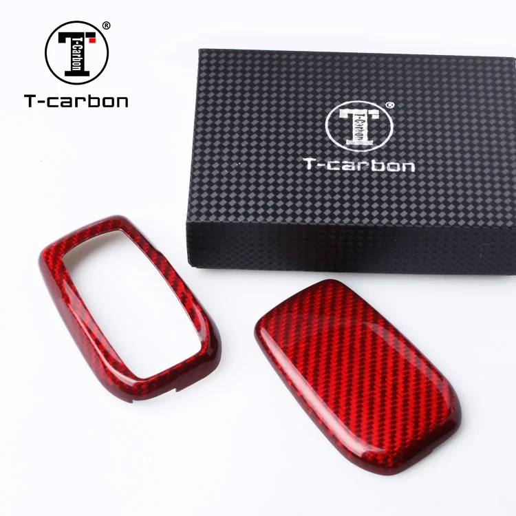 Чехол для ключей из T-carbon стекловолокна, подходит для короны